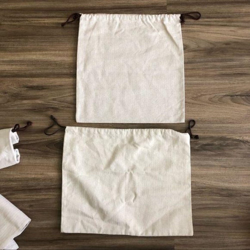 Hermes Toiletry Travel Bag Set Of 5 Logo Canvas - image 7